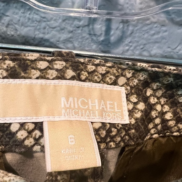 Michael Kors Snake Print Ankle Pant - Picture 3 of 4